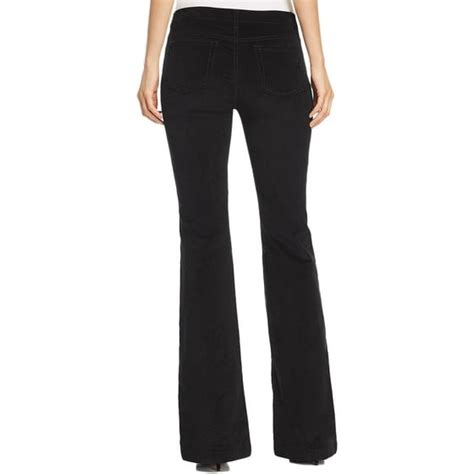 michael kors womens selma black high rise corduroy pants|Michael Michael Kors Womens Selma Black High Rise Corduroy .